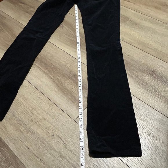 A Pea in the Pod Adriano Goldschmied Black Corduroy Pants Size 28R (Inseam 33") - Picture 7 of 12